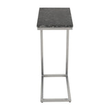 Nero Black Marble C-Table (Set of 2) - Ornate Home