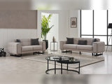 Nero Light Grey 3-pieces (Sofa & Loveseat & Chair) Living Room Set