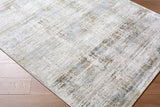 Neron Blue Gray Thick Luxe Abstract Rug - Ornate Home