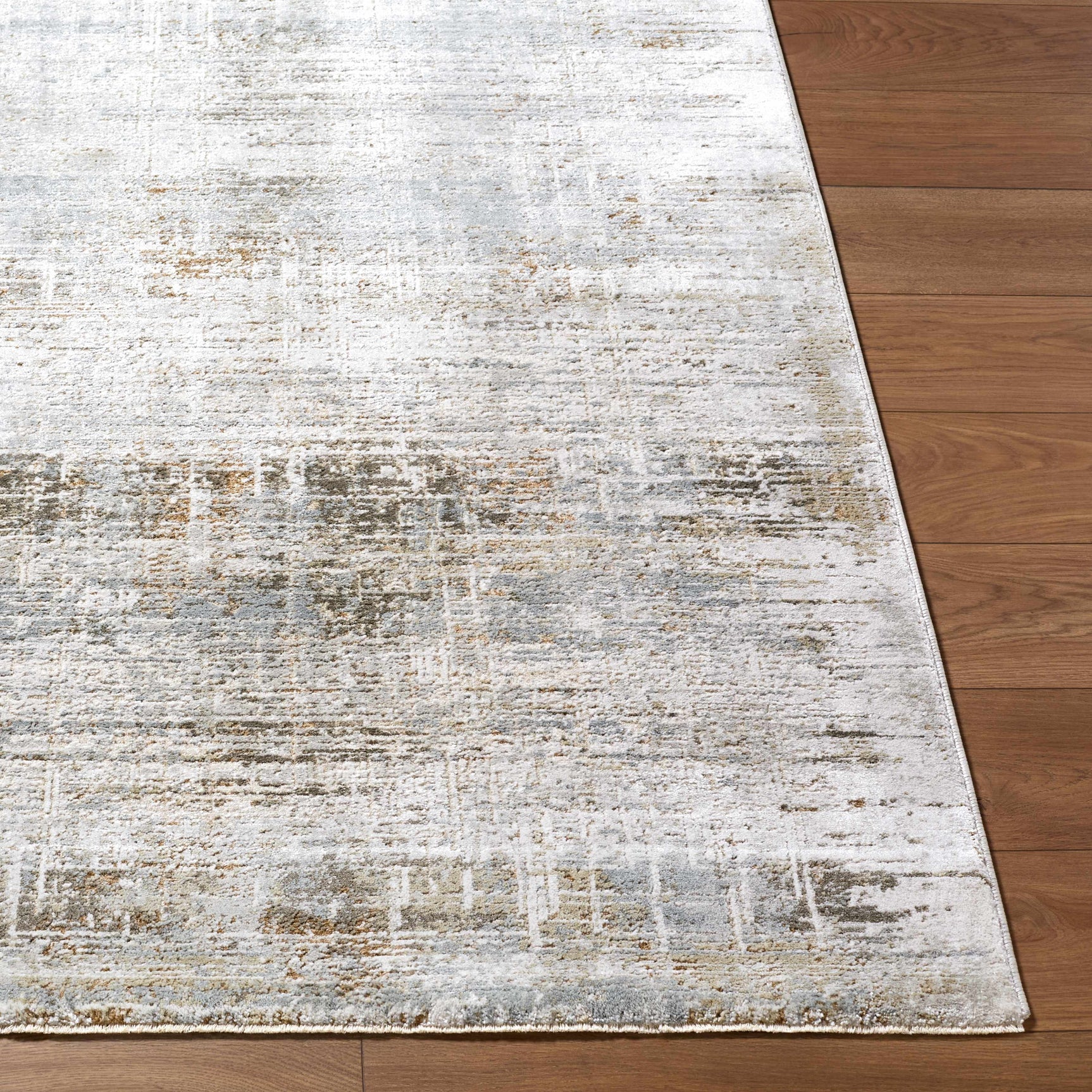 Neron Blue Gray Thick Luxe Abstract Rug - Ornate Home