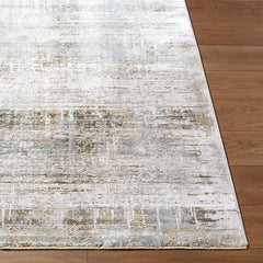 Neron Blue Gray Thick Luxe Abstract Rug - Ornate Home