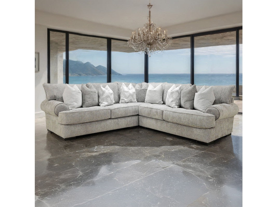 Nerone Gray Sectional - Ornate Home
