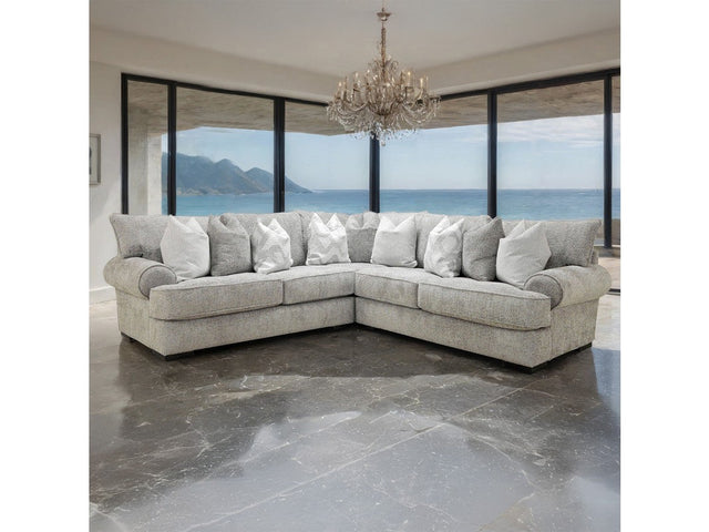 Nerone Gray Sectional - Ornate Home