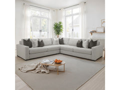 Nerone Light Gray Sectional - Ornate Home