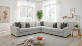 Nerone Light Gray Sectional - Ornate Home