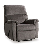 Nerviano Gray Manual Recliner (Online Special Price) - Ornate Home