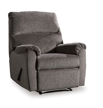 Nerviano Gray Manual Recliner (Online Special Price) - Ornate Home