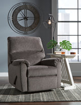 Nerviano Gray Manual Recliner (Online Special Price) - Ornate Home