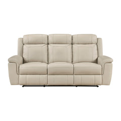 Nest Beige Double Reclining Sofa - Ornate Home