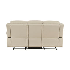 Nest Beige Double Reclining Sofa - Ornate Home