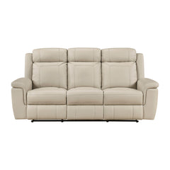 Nest Beige Double Reclining Sofa - Ornate Home