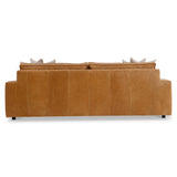 Nest Beige/Tan Leather Sofa - Ornate Home