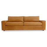 Nest Beige/Tan Leather Sofa - Ornate Home