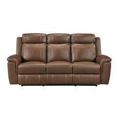 Nest Brown Double Reclining Sofa - Ornate Home