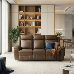 Nest Brown Double Reclining Sofa - Ornate Home