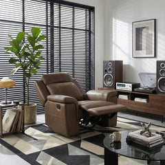 Nest Brown Reclining Chair - Ornate Home