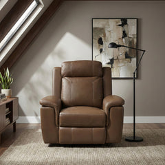 Nest Brown Reclining Chair - Ornate Home