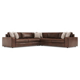 Nest Brown Sectional - Ornate Home