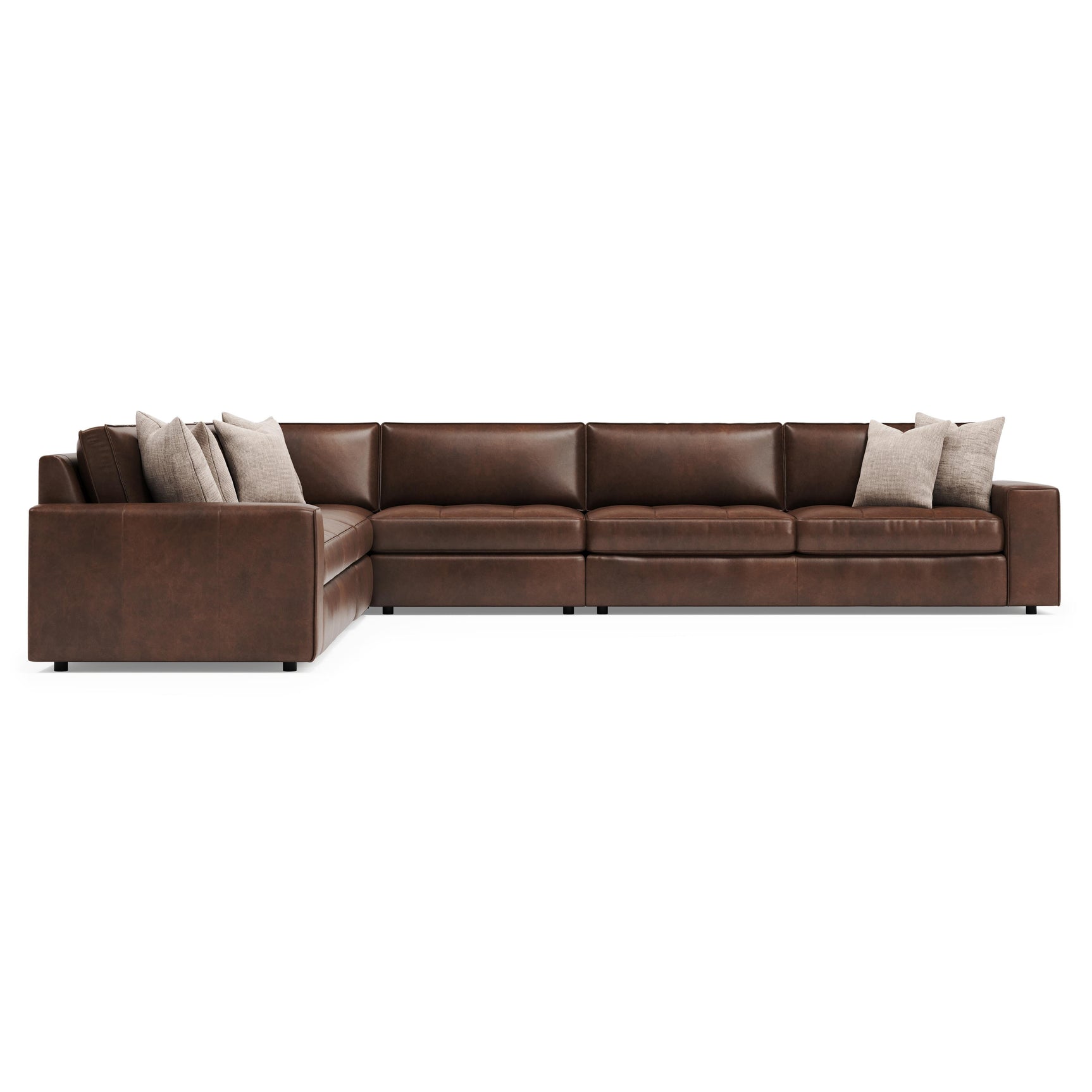 Nest Brown Sectional - Ornate Home