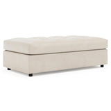 Nest Cream Ottoman - Ornate Home