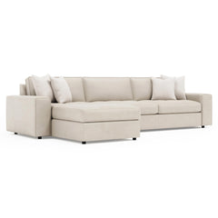 Nest Cream/White Sectional - Ornate Home