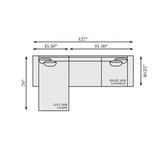 Nest Dark Brown/Espresso Sectional - Ornate Home