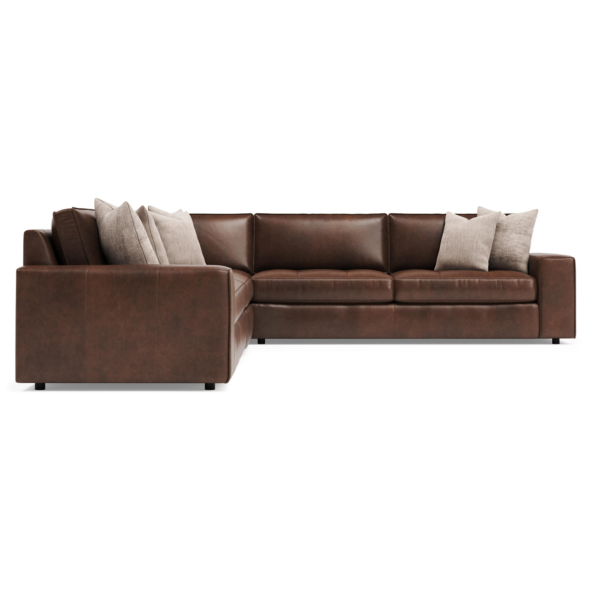 Nest Dark Brown Sectional - Ornate Home