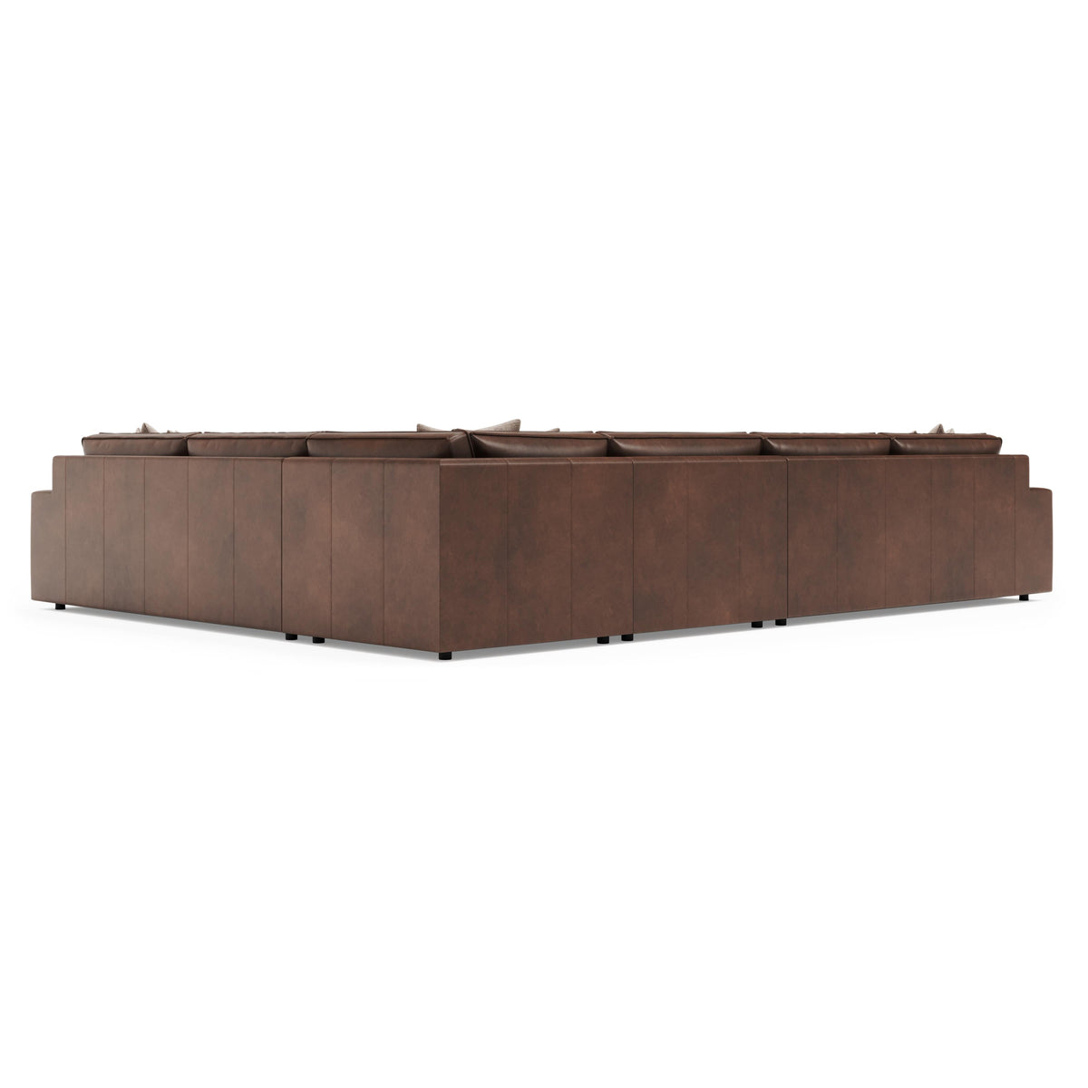 Nest Dark Brown Sectional - Ornate Home