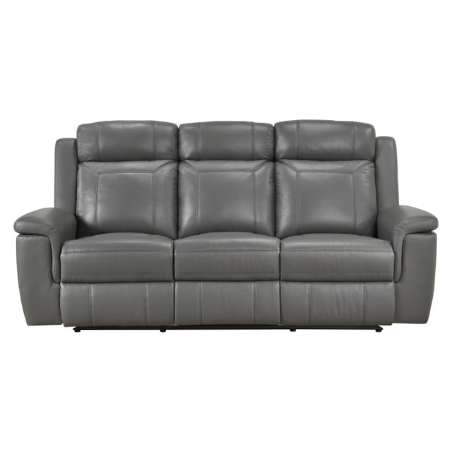 Nest Gray Double Reclining Sofa - Ornate Home