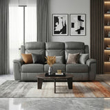 Nest Gray Double Reclining Sofa - Ornate Home