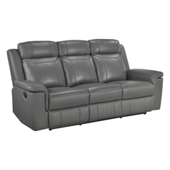 Nest Gray Double Reclining Sofa - Ornate Home