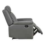 Nest Gray Reclining Chair - Ornate Home