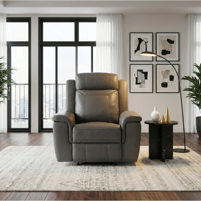 Nest Gray Reclining Chair - Ornate Home
