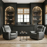 Nest Gray Reclining Chair - Ornate Home