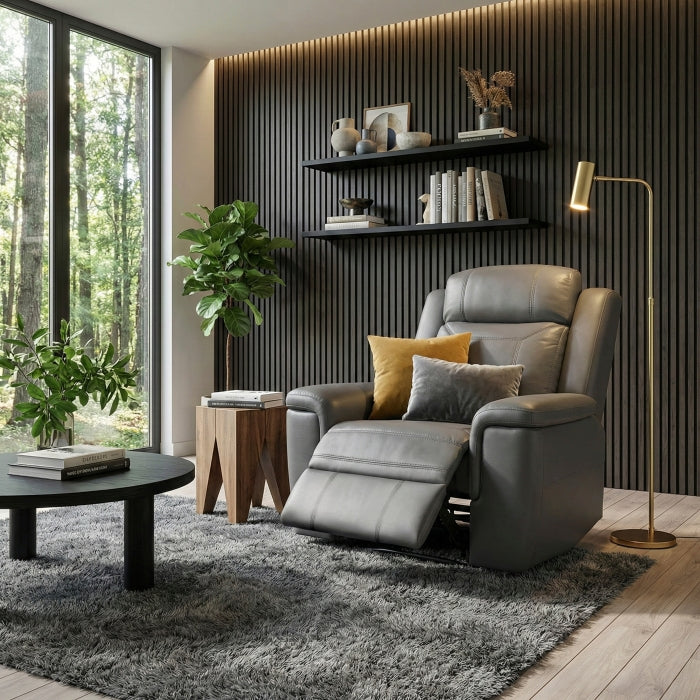 Nest Gray Reclining Chair - Ornate Home