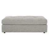 Nest Grey Fabric Cocktail Ottoman - Ornate Home