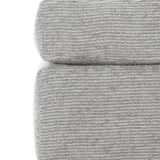 Nest Grey Fabric Cocktail Ottoman - Ornate Home