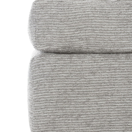 Nest Grey Fabric Cocktail Ottoman - Ornate Home