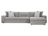 Nest Grey Fabric RAF  Sectional - Ornate Home