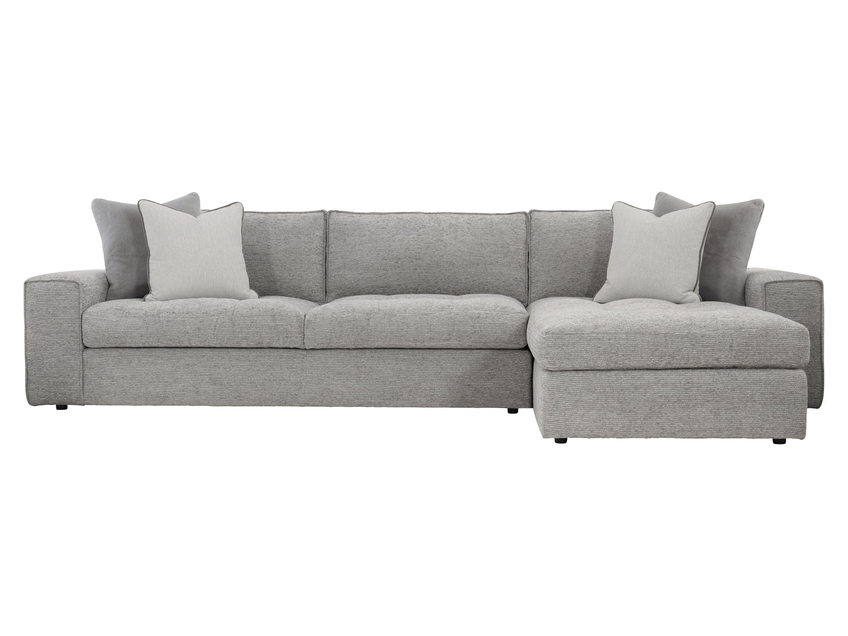 Nest Grey Fabric RAF  Sectional - Ornate Home