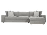 Nest Grey Fabric Sectional - Ornate Home