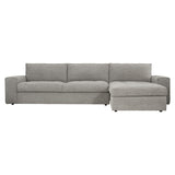Nest Grey Fabric Sectional - Ornate Home