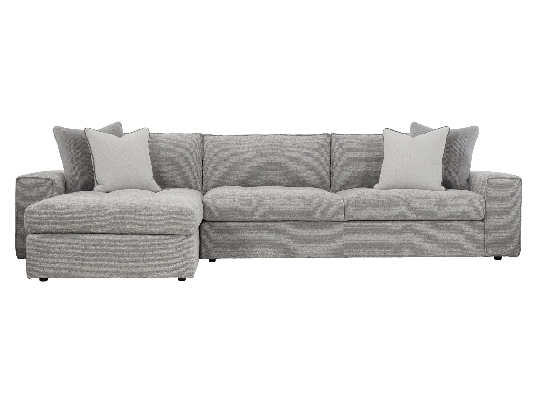 Nest Grey Fabric Sectional - Ornate Home