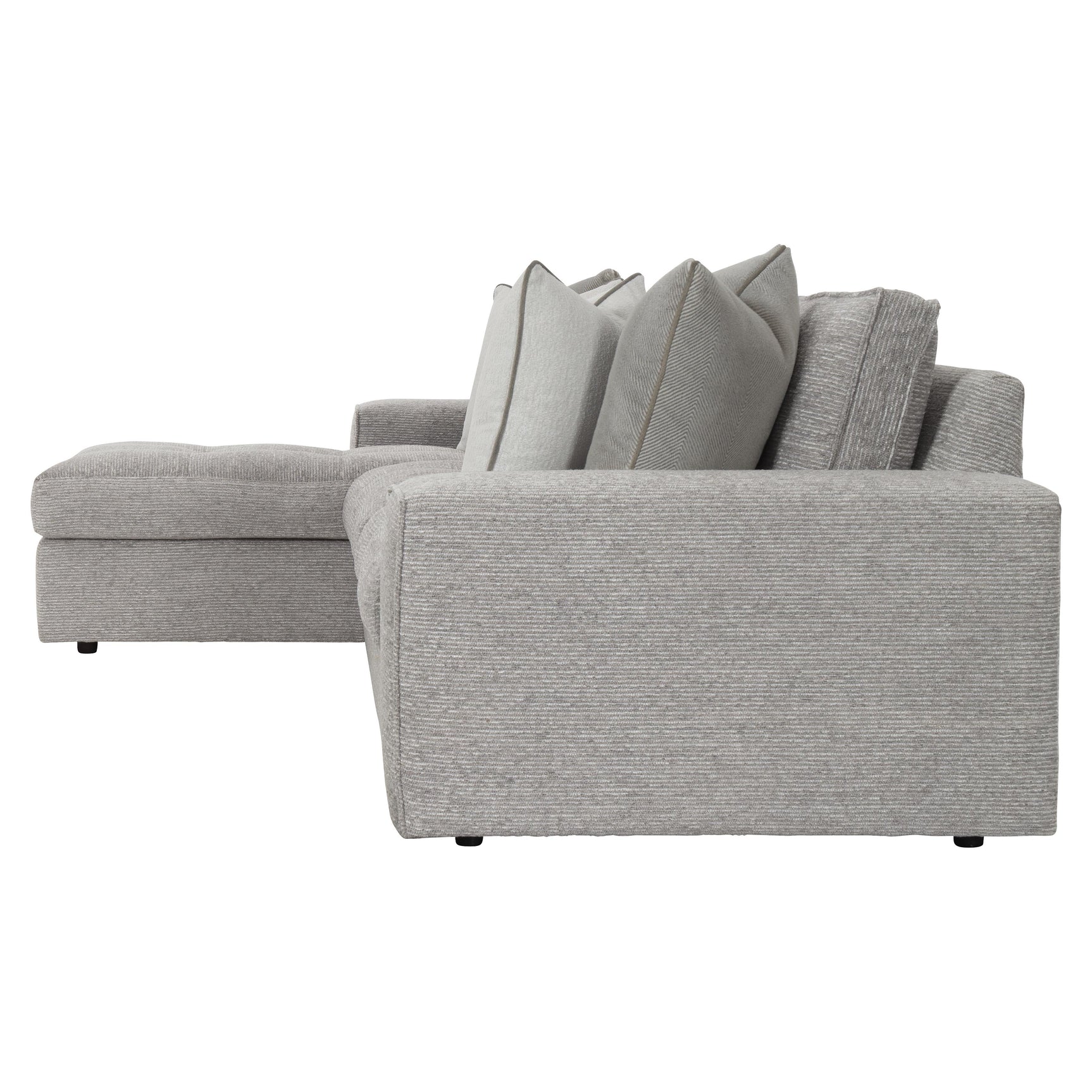 Nest Grey Fabric Sectional - Ornate Home
