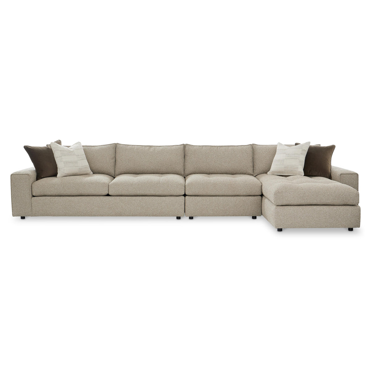 Nest Oatmeal Sectional - Ornate Home