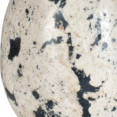 Nest Trio Black/White Indoor-Outdoor Stone Eggs (Set of 3) - Ornate Home
