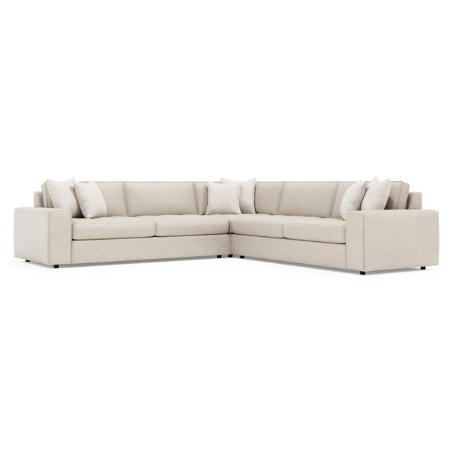 Nest White/Brown Sectional