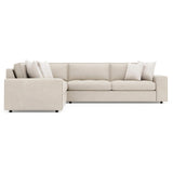 Nest White/Brown Sectional