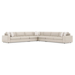 Nest White/Cream Sectional - Ornate Home