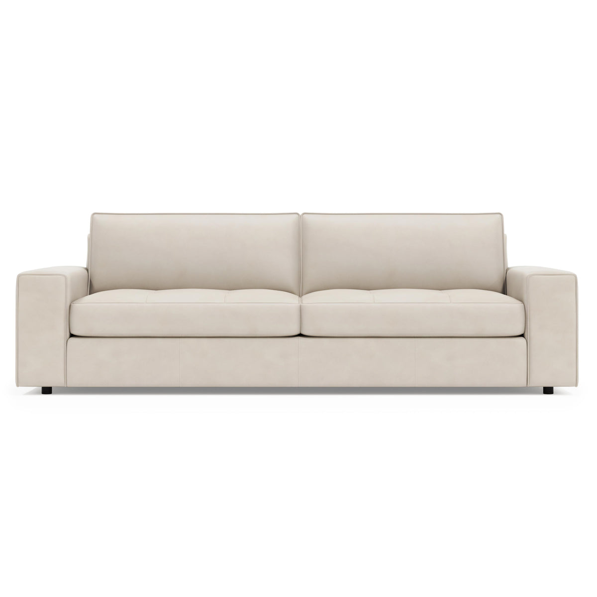 Nest White/Cream Sofa Without Pillows - Ornate Home